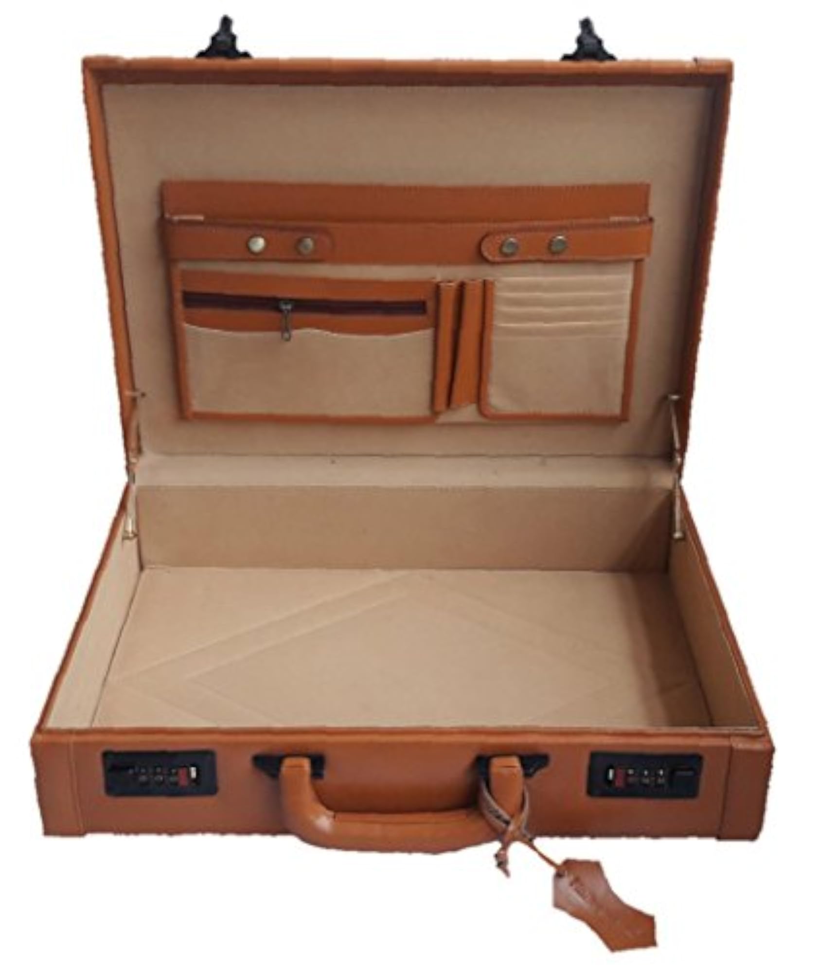 Men's Leather Corporate Briefcase, Stylish Work Bag